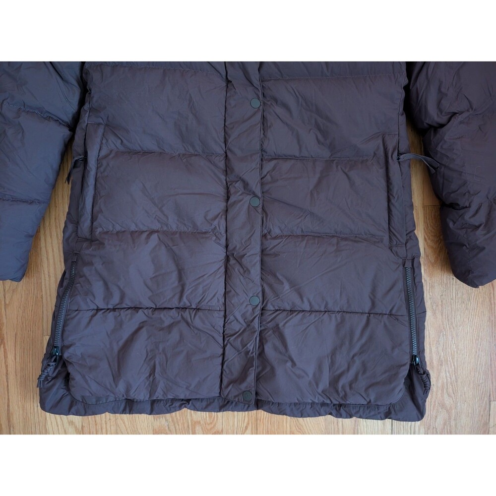 REI Co-op Norseland Goose Down Parka Puffer Jacket Womens M Sherpa Fleece Hood - Picture 2 of 15